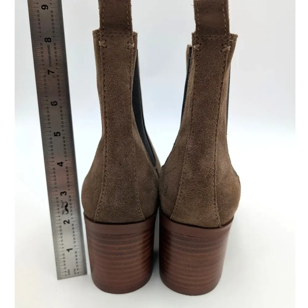 Steve Madden Rhiannon Chelsea Boots Women's Brown Suede Size US9.5M EU40